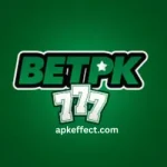 BetPk777 Game app showing casino-style, card, and slot games on mobile.